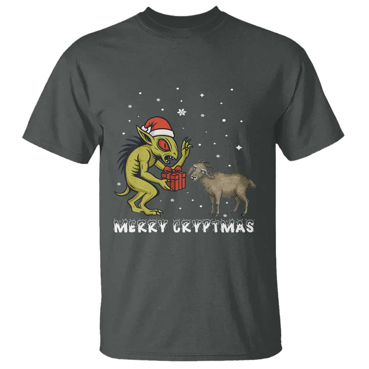Funny Chupacabra T Shirt Merry Cryptmas Christmas Gift - Wonder Print Shop