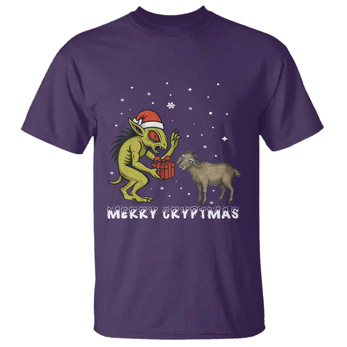 Funny Chupacabra T Shirt Merry Cryptmas Christmas Gift - Wonder Print Shop