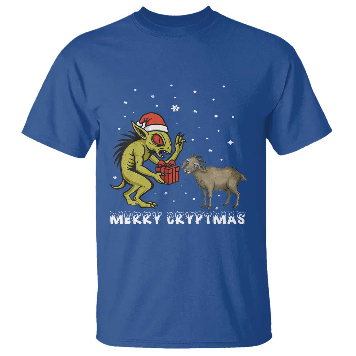 Funny Chupacabra T Shirt Merry Cryptmas Christmas Gift - Wonder Print Shop