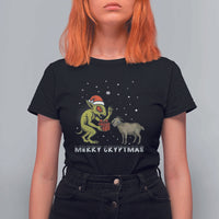 Funny Chupacabra T Shirt For Women Merry Cryptmas Christmas Gift - Wonder Print Shop