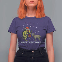 Funny Chupacabra T Shirt For Women Merry Cryptmas Christmas Gift - Wonder Print Shop