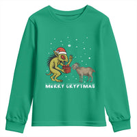 Funny Chupacabra Youth Sweatshirt Merry Cryptmas Christmas Gift - Wonder Print Shop