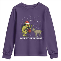 Funny Chupacabra Youth Sweatshirt Merry Cryptmas Christmas Gift - Wonder Print Shop
