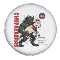 Chupacabra Spare Tire Cover Vintage Horror Cryptid Gift - Wonder Print Shop