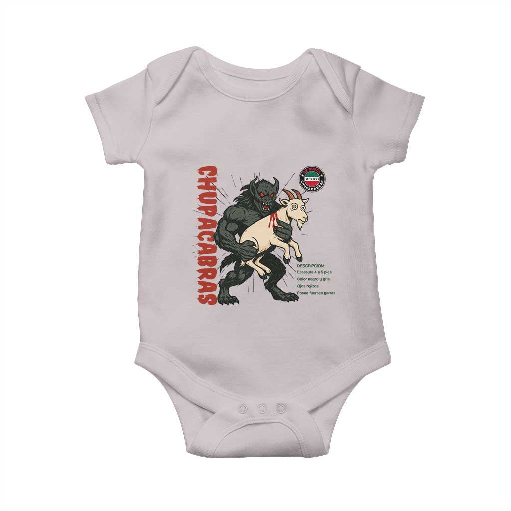 Chupacabra Baby Onesie Vintage Horror Cryptid Gift - Wonder Print Shop