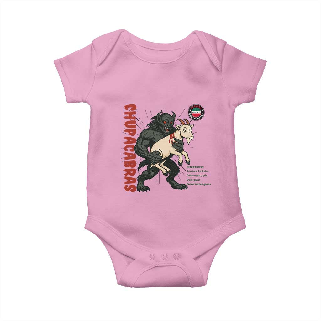 Chupacabra Baby Onesie Vintage Horror Cryptid Gift - Wonder Print Shop
