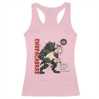 Chupacabra Racerback Tank Top Vintage Horror Cryptid Gift - Wonder Print Shop