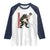 Chupacabra Raglan Shirt Vintage Horror Cryptid Gift - Wonder Print Shop