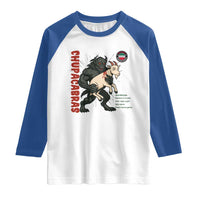 Chupacabra Raglan Shirt Vintage Horror Cryptid Gift - Wonder Print Shop