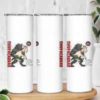 Chupacabra Skinny Tumbler Vintage Horror Cryptid Gift