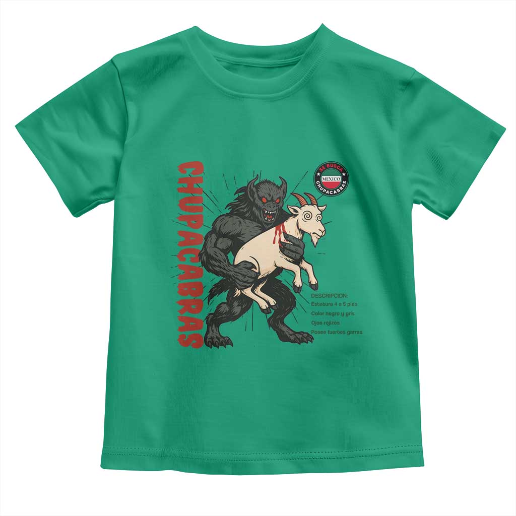 Chupacabra Toddler T Shirt Vintage Horror Cryptid Gift - Wonder Print Shop