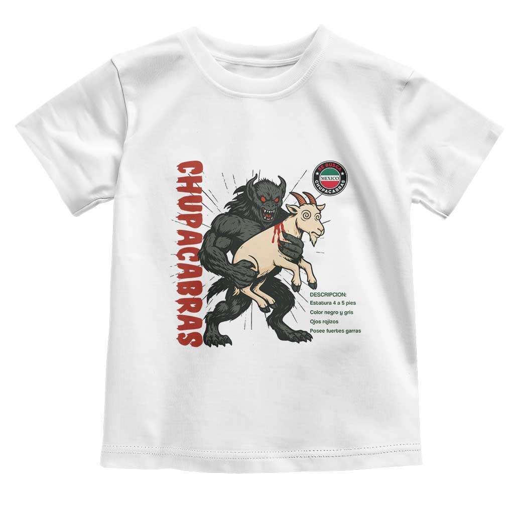 Chupacabra Toddler T Shirt Vintage Horror Cryptid Gift - Wonder Print Shop