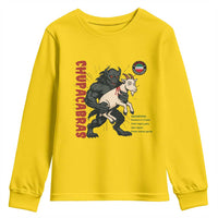 Chupacabra Youth Sweatshirt Vintage Horror Cryptid Gift - Wonder Print Shop