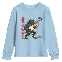Chupacabra Youth Sweatshirt Vintage Horror Cryptid Gift - Wonder Print Shop