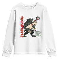 Chupacabra Youth Sweatshirt Vintage Horror Cryptid Gift - Wonder Print Shop