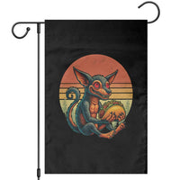Funny Chupacabra Eat Tacos Cryptid Gift Garden Flag - Wonder Print Shop