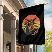 Funny Chupacabra Eat Tacos Cryptid Gift Garden Flag - Wonder Print Shop
