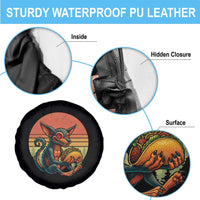 Funny Chupacabra Eat Tacos Cryptid Gift Spare Tire Cover - Wonder Print Shop