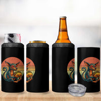 Funny Chupacabra Eat Tacos Cryptid Gift 4 in 1 Can Cooler Tumbler