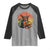Funny Chupacabra Eat Tacos Cryptid Gift Raglan Shirt - Wonder Print Shop