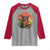 Funny Chupacabra Eat Tacos Cryptid Gift Raglan Shirt - Wonder Print Shop
