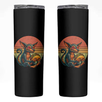Funny Chupacabra Eat Tacos Cryptid Gift Skinny Tumbler