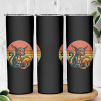 Funny Chupacabra Eat Tacos Cryptid Gift Skinny Tumbler