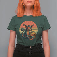Funny Chupacabra Eat Tacos Cryptid Gift T Shirt For Women - Wonder Print Shop