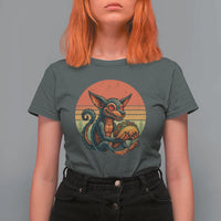 Funny Chupacabra Eat Tacos Cryptid Gift T Shirt For Women - Wonder Print Shop