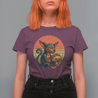 Funny Chupacabra Eat Tacos Cryptid Gift T Shirt For Women - Wonder Print Shop