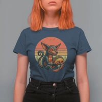 Funny Chupacabra Eat Tacos Cryptid Gift T Shirt For Women - Wonder Print Shop