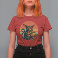 Funny Chupacabra Eat Tacos Cryptid Gift T Shirt For Women - Wonder Print Shop