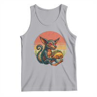 Funny Chupacabra Eat Tacos Cryptid Gift Tank Top - Wonder Print Shop