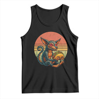 Funny Chupacabra Eat Tacos Cryptid Gift Tank Top - Wonder Print Shop