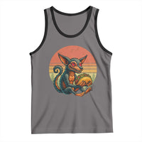 Funny Chupacabra Eat Tacos Cryptid Gift Tank Top - Wonder Print Shop