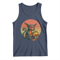 Funny Chupacabra Eat Tacos Cryptid Gift Tank Top - Wonder Print Shop