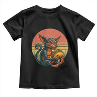 Funny Chupacabra Eat Tacos Cryptid Gift Toddler T Shirt - Wonder Print Shop