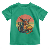 Funny Chupacabra Eat Tacos Cryptid Gift Toddler T Shirt - Wonder Print Shop