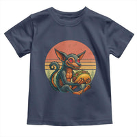 Funny Chupacabra Eat Tacos Cryptid Gift Toddler T Shirt - Wonder Print Shop