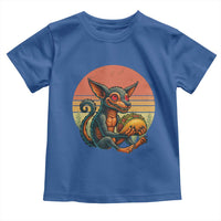 Funny Chupacabra Eat Tacos Cryptid Gift Toddler T Shirt - Wonder Print Shop