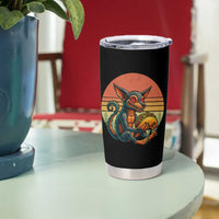 Funny Chupacabra Eat Tacos Cryptid Gift Tumbler Cup