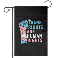 Trans Rights Are Human Rights Garden Flag Christmas LGBTQ Supporter Gift - Wonder Print Shop