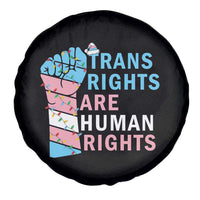 Trans Rights Are Human Rights Spare Tire Cover Christmas LGBTQ Supporter Gift - Wonder Print Shop