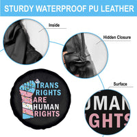 Trans Rights Are Human Rights Spare Tire Cover Christmas LGBTQ Supporter Gift - Wonder Print Shop