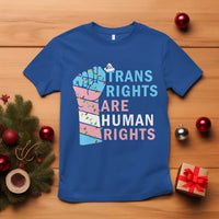 Trans Rights Are Human Rights T Shirt Christmas LGBTQ Supporter Gift - Wonder Print Shop