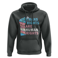 Trans Rights Are Human Rights Hoodie Christmas LGBTQ Supporter Gift - Wonder Print Shop