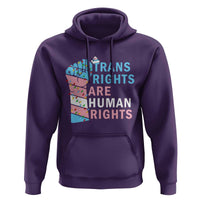 Trans Rights Are Human Rights Hoodie Christmas LGBTQ Supporter Gift - Wonder Print Shop