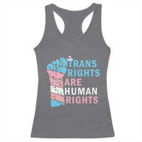 Trans Rights Are Human Rights Racerback Tank Top Christmas LGBTQ Supporter Gift - Wonder Print Shop