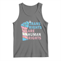 Trans Rights Are Human Rights Tank Top Christmas LGBTQ Supporter Gift - Wonder Print Shop