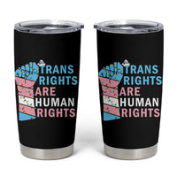 Trans Rights Are Human Rights Tumbler Cup Christmas LGBTQ Supporter Gift - Wonder Print Shop